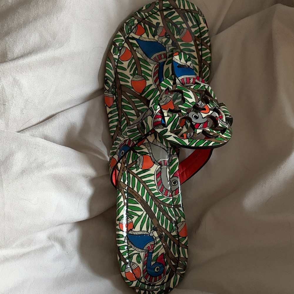 Tory Burch Multicolor Printed Sandals